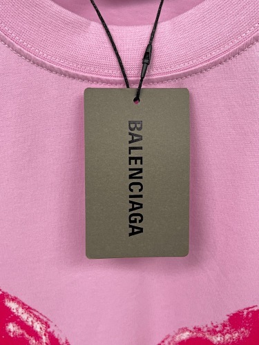 EM Sneakers Balenciaga Bow Print T-Shirt Black /Pink