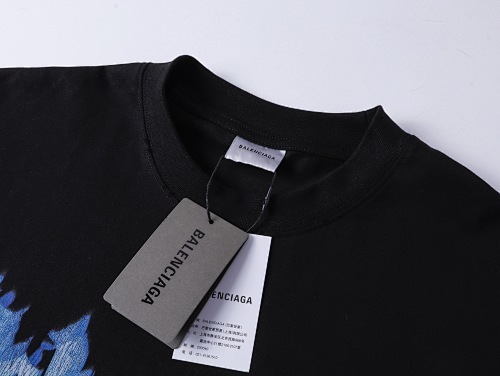 EM Sneakers Balenciaga Eiffel Tower Series Printed T-Shirt Black