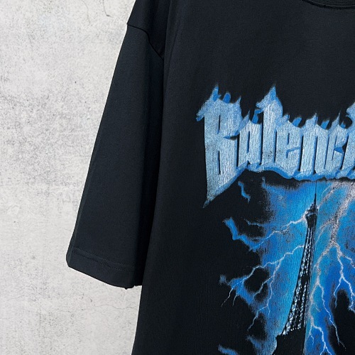 EM Sneakers Balenciaga Eiffel Tower Series Printed T-Shirt Black