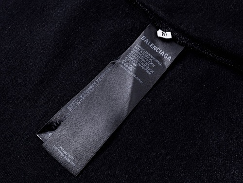 EM Sneakers Balenciaga Logo Smoke-Effect Direct-Print T-Shirt Washed Black