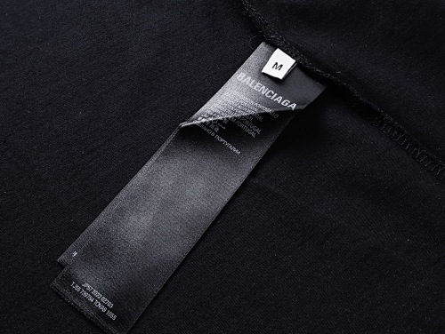 EM Sneakers Balenciaga Masking Tape Print T-Shirt Washed Black