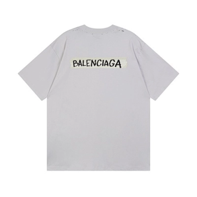 EM Sneakers Balenciaga Masking Tape Print T-Shirt White 02