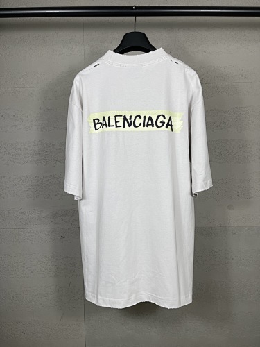 EM Sneakers Balenciaga Masking Tape Print T-Shirt White