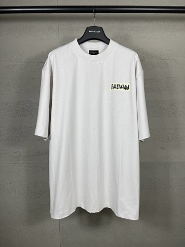 EM Sneakers Balenciaga Masking Tape Print T-Shirt White