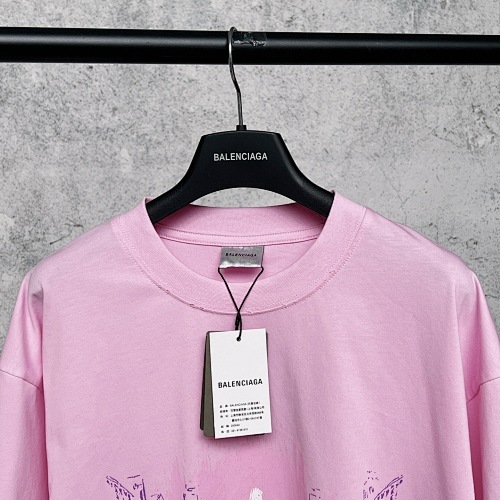 EM Sneakers Balenciaga Place Des Vosges Print T-Shirt Pink