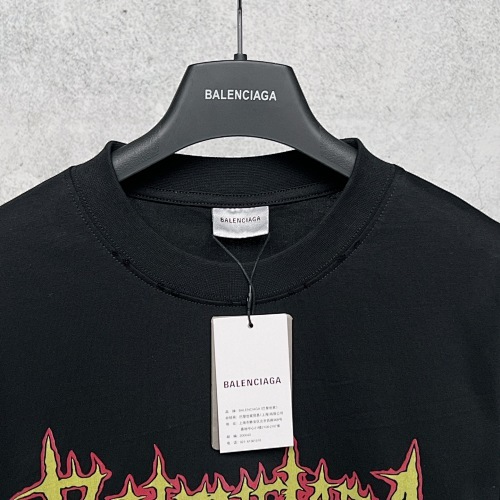 EM Sneakers Balenciaga Sacré-Cœur Print T-Shirt Black /Pink