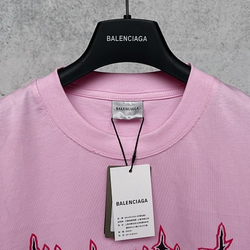 EM Sneakers Balenciaga Sacré-Cœur Print T-Shirt Black /Pink