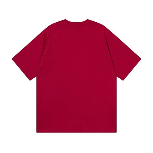 EM Sneakers Balenciaga T-Shirt Large Logo High-Density Embroidery Black /Red /Heather Grey