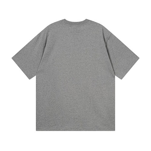 EM Sneakers Balenciaga T-Shirt Large Logo High-Density Embroidery Black /Red /Heather Grey