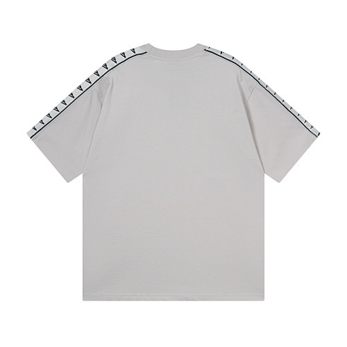 EM Sneakers Balenciaga T-Shirt with Full-Length 3B Art Webbing on Both Sleeves Washed Black /Apricot