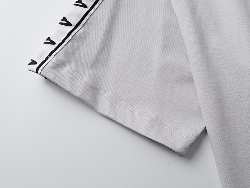 EM Sneakers Balenciaga T-Shirt with Full-Length 3B Art Webbing on Both Sleeves Washed Black /Apricot