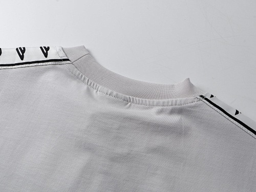 EM Sneakers Balenciaga T-Shirt with Full-Length 3B Art Webbing on Both Sleeves Washed Black /Apricot