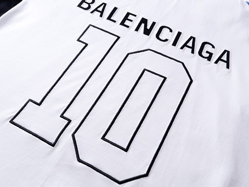 EM Sneakers Balenciaga x NBA Collab Oversized Color-block Long Sleeve White