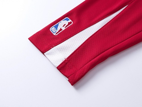 EM Sneakers Balenciaga x NBA Collab Structured Color-block Long Sleeve Black /Red