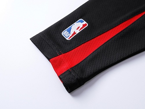 EM Sneakers Balenciaga x NBA Collab Structured Color-block Long Sleeve Black /Red