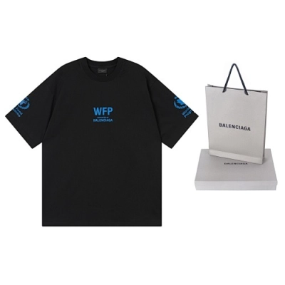 EM Sneakers Balenciaga x WFP Charity Limited Edition T-Shirt Black /Apricot 02