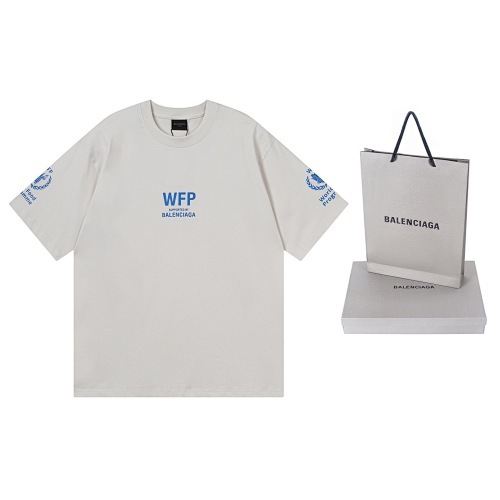 EM Sneakers Balenciaga x WFP Charity Limited Edition T-Shirt Black /Apricot