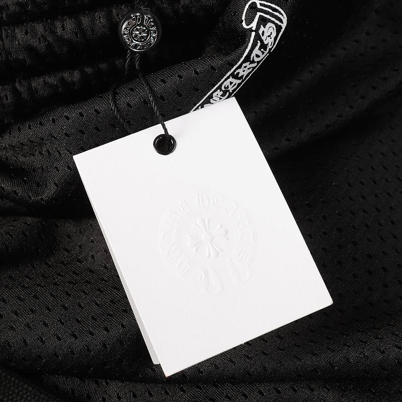 EM Sneakers Chrome Hearts Floral Nylon Mesh Jersey Pants Black