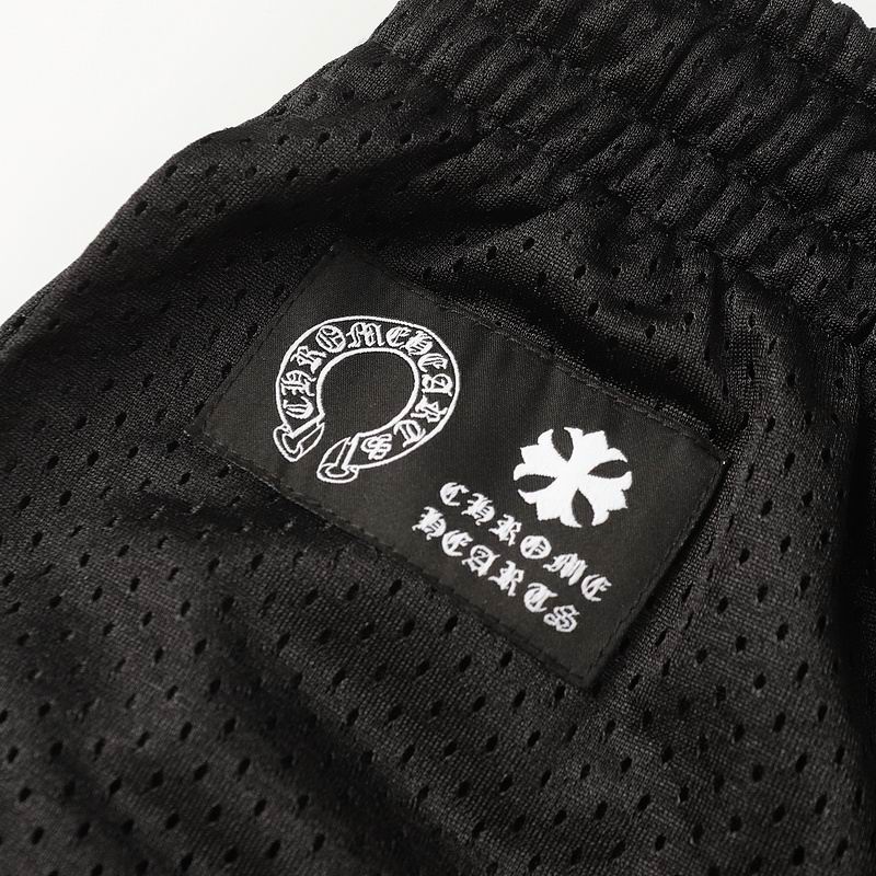 EM Sneakers Chrome Hearts Floral Nylon Mesh Jersey Pants Black