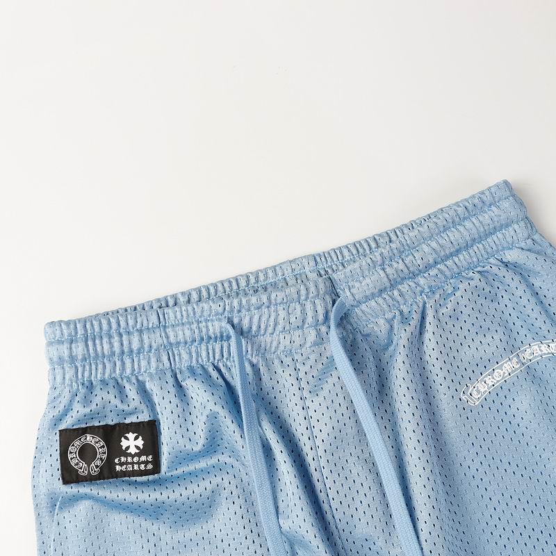 EM Sneakers Chrome Hearts Floral Nylon Mesh Jersey Pants Blue