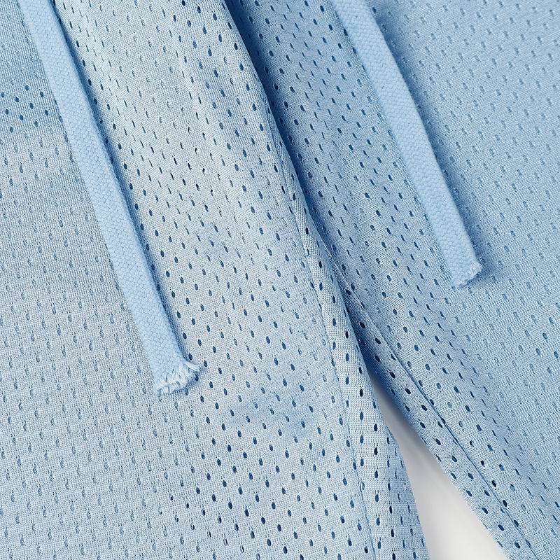 EM Sneakers Chrome Hearts Floral Nylon Mesh Jersey Pants Blue