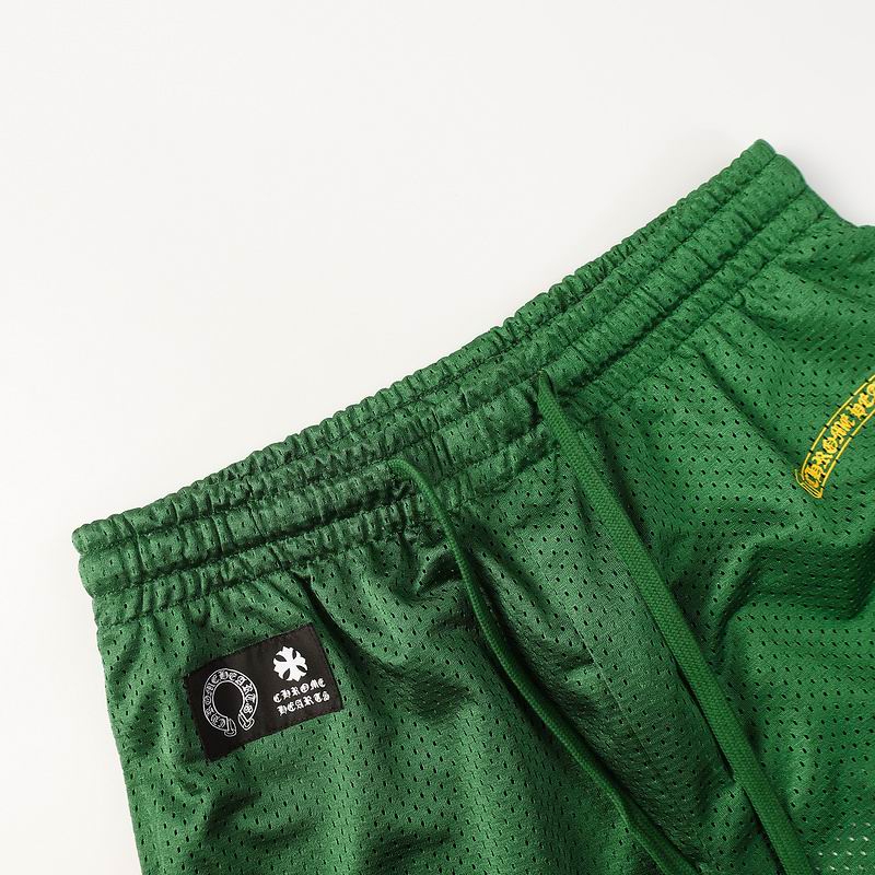 EM Sneakers Chrome Hearts Floral Nylon Mesh Jersey Pants Green