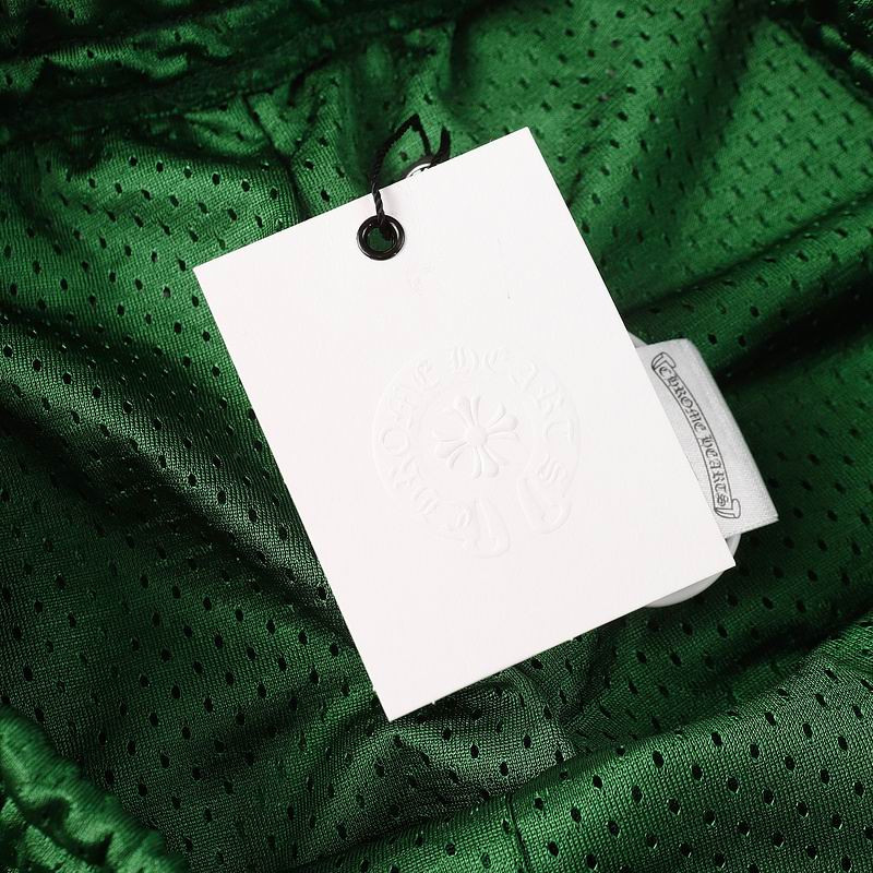 EM Sneakers Chrome Hearts Floral Nylon Mesh Jersey Pants Green