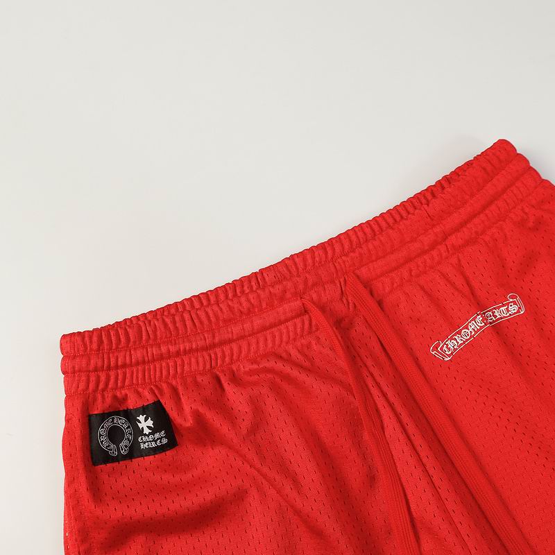 EM Sneakers Chrome Hearts Floral Nylon Mesh Jersey Pants Red