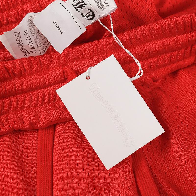 EM Sneakers Chrome Hearts Floral Nylon Mesh Jersey Pants Red