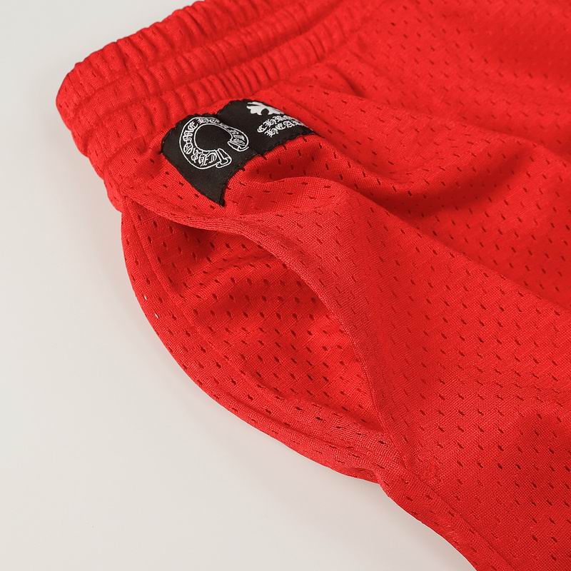 EM Sneakers Chrome Hearts Floral Nylon Mesh Jersey Pants Red