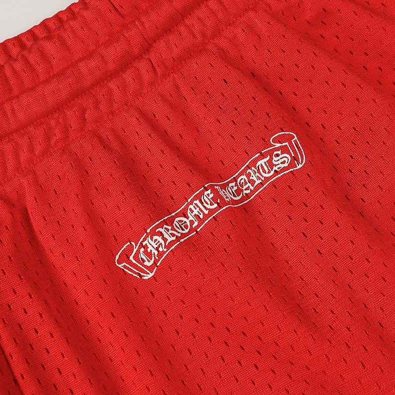 EM Sneakers Chrome Hearts Floral Nylon Mesh Jersey Pants Red