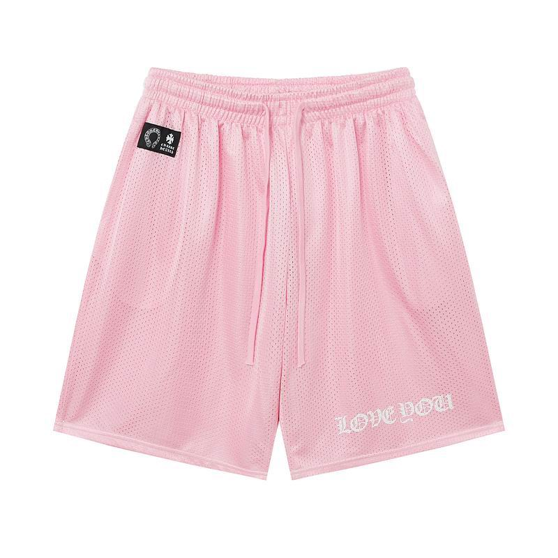 EM Sneakers Chrome Hearts Love You Mesh Warm Up Long Sleeve & Short Pants Sets Jersey Pink