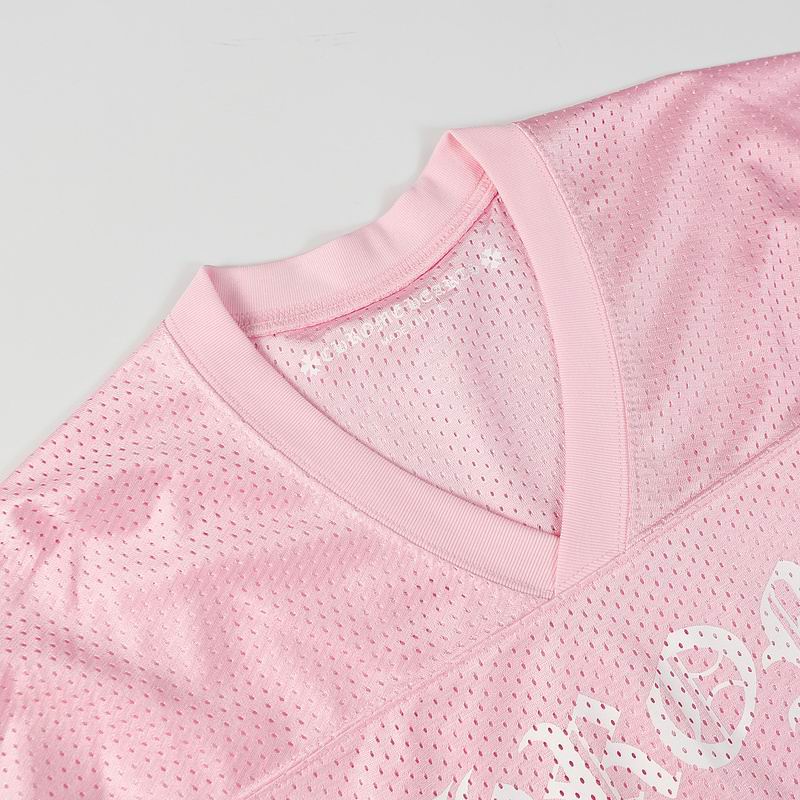 EM Sneakers Chrome Hearts Love You Mesh Warm Up Long Sleeve Jersey Pink
