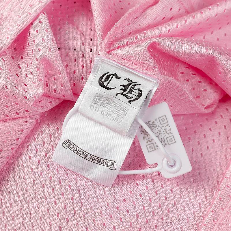 EM Sneakers Chrome Hearts Love You Mesh Warm Up Long Sleeve & Short Pants Sets Jersey Pink