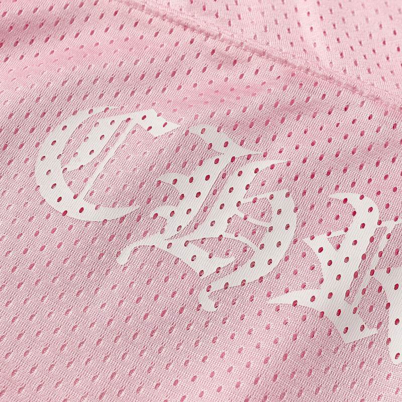 EM Sneakers Chrome Hearts Love You Mesh Warm Up Long Sleeve Jersey Pink