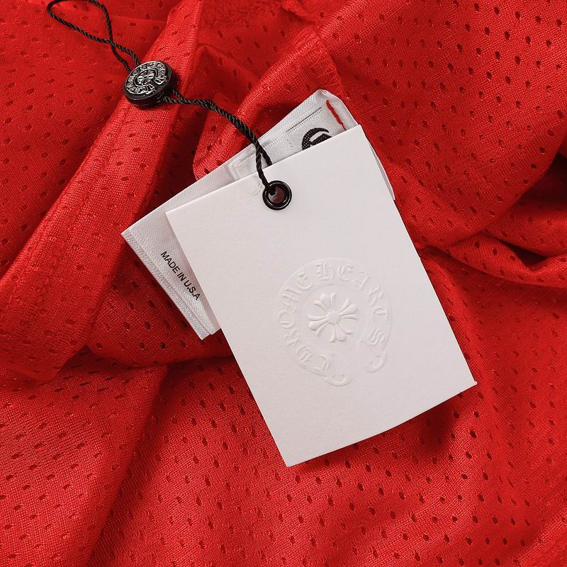 EM Sneakers Chrome Hearts Love You Mesh Warm Up Long Sleeve Jersey Red