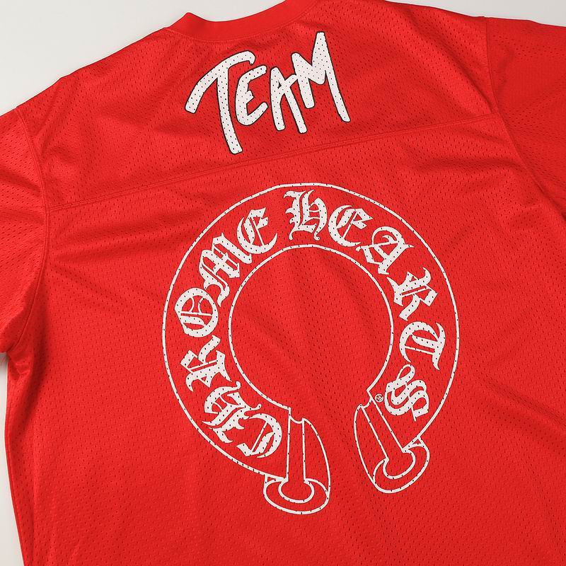 EM Sneakers Chrome Hearts Love You Mesh Warm Up Long Sleeve Jersey Red