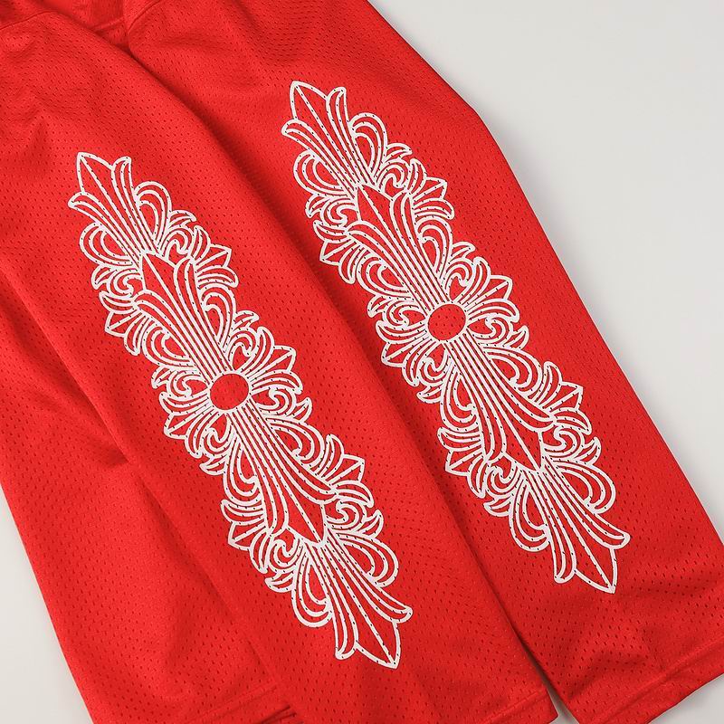 EM Sneakers Chrome Hearts Love You Mesh Warm Up Long Sleeve Jersey Red