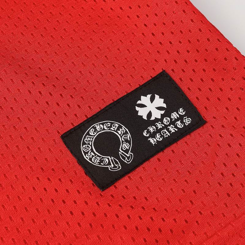 EM Sneakers Chrome Hearts Love You Mesh Warm Up Long Sleeve Jersey Red