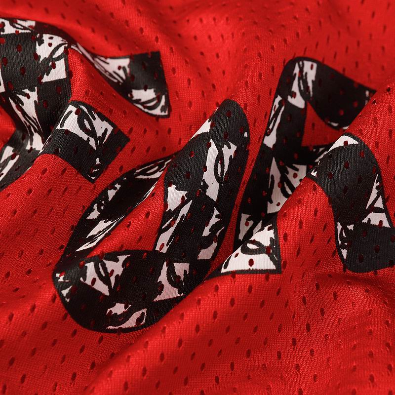 EM Sneakers Chrome Hearts Love You Mesh Warm Up Long Sleeve Jersey Red