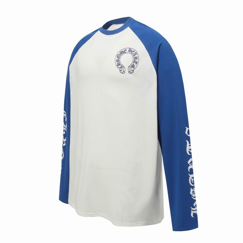 EM Sneakers Chrome Hearts Sanskrit Blue White Long Sleeve