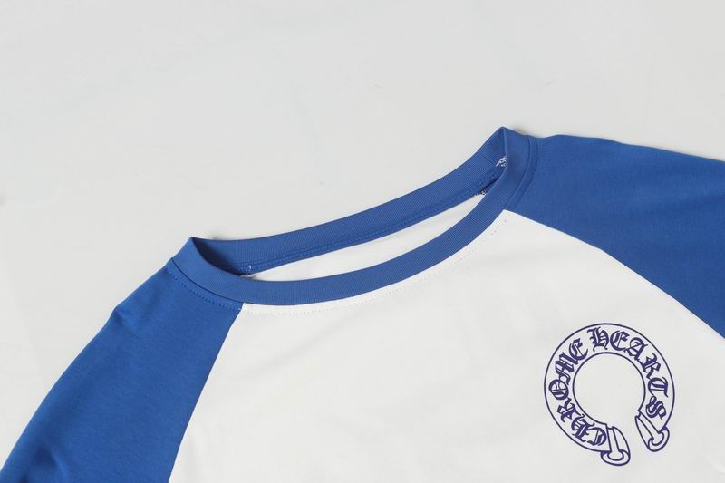 EM Sneakers Chrome Hearts Sanskrit Blue White Long Sleeve