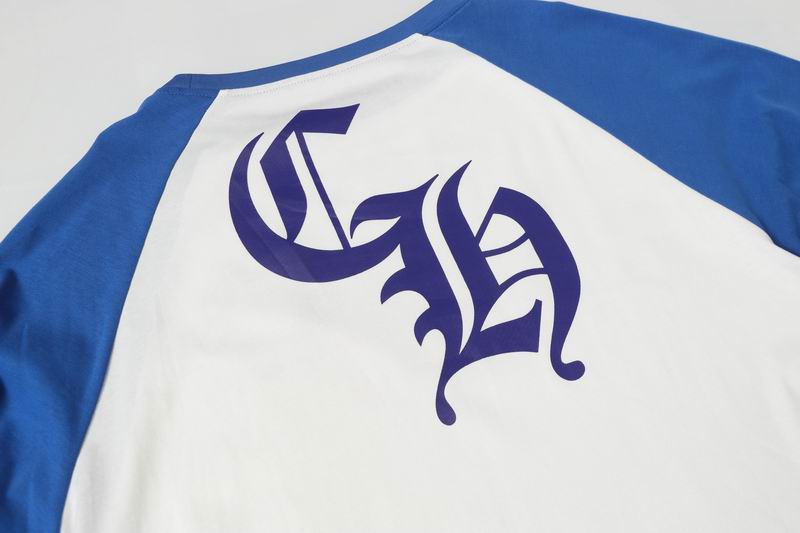 EM Sneakers Chrome Hearts Sanskrit Blue White Long Sleeve