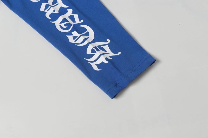 EM Sneakers Chrome Hearts Sanskrit Blue White Long Sleeve