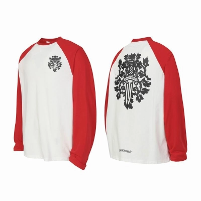 EM Sneakers Chrome Hearts Sanskrit Red Long Sleeve 01