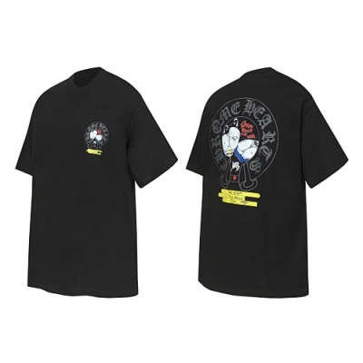 EM Sneakers Chrome Hearts T-Shirt -2229 Black /White 02