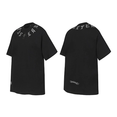 EM Sneakers Chrome Hearts T-Shirt -2012 Black /White 02
