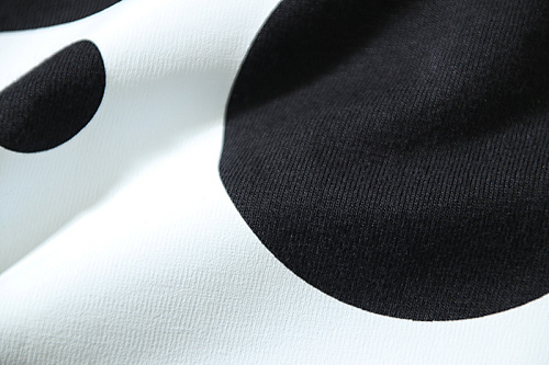 EM Sneakers OFF-WHITE Bubble Circle Print T-Shirt #178 Black /White