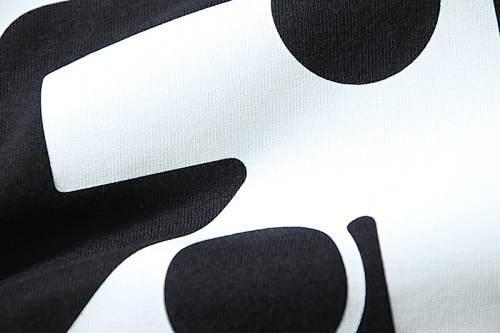 EM Sneakers OFF-WHITE Bubble Circle Print T-Shirt #178 Black /White