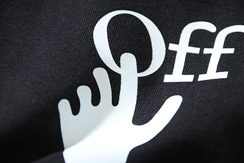 EM Sneakers OFF-WHITE Bubble Circle Print T-Shirt #178 Black /White